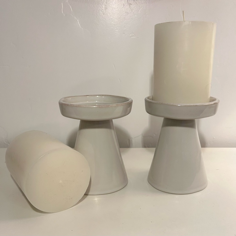 Pottery Barn Candle Holders